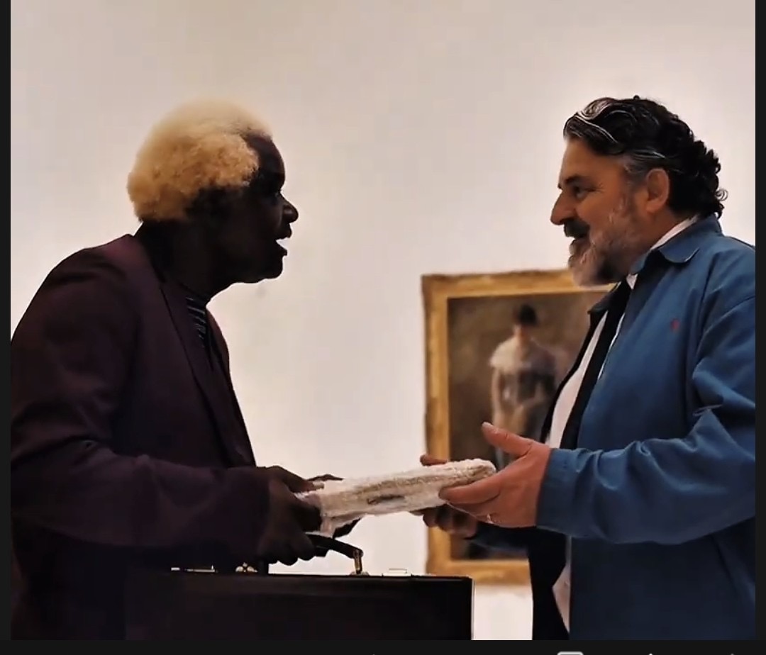 Filmopname in een kunstgalerij door Sonelyne Productions